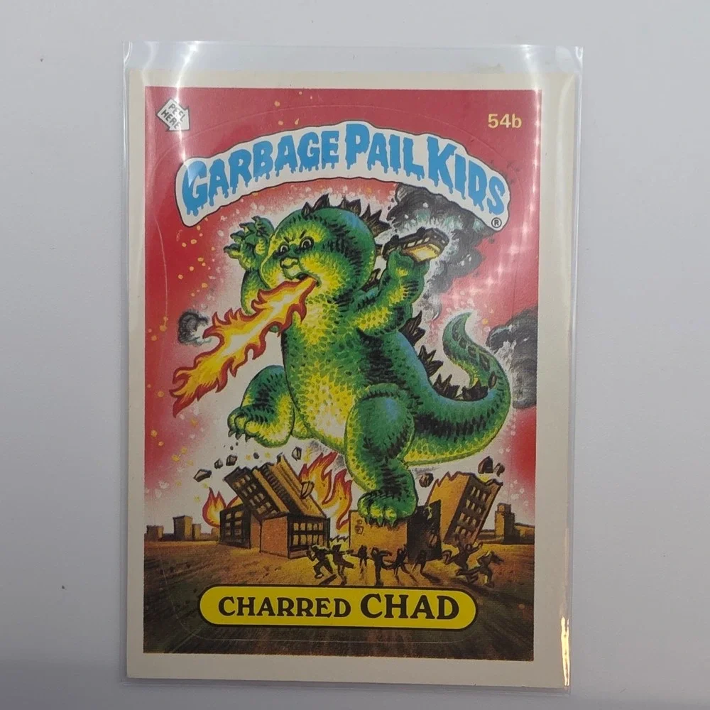 Topps Garbage Pail Kids Trading Card OS2 Charred Chad Good 54b
